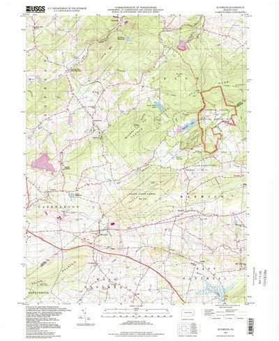 United States Geological Survey Elverson, PA (1997, 24000-Scale) digital map