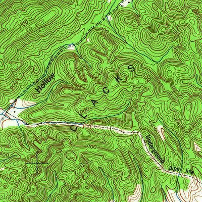 United States Geological Survey Elverton, TN (1953, 24000-Scale) digital map