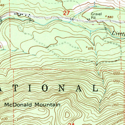 United States Geological Survey Elwha, WA (1950, 24000-Scale) digital map