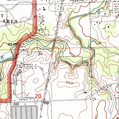 United States Geological Survey Elwood, IL (1999, 24000-Scale) digital map