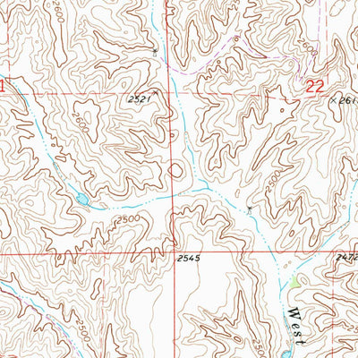 United States Geological Survey Elwood, NE (1971, 24000-Scale) digital map