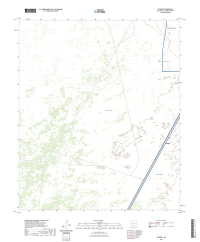 United States Geological Survey Elwood, NM (2023, 24000-Scale) digital map