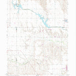 United States Geological Survey Elwood NW, NE (1971, 24000-Scale) digital map