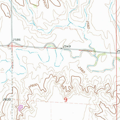 United States Geological Survey Elwood NW, NE (1971, 24000-Scale) digital map