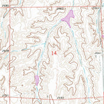United States Geological Survey Elwood NW, NE (1971, 24000-Scale) digital map