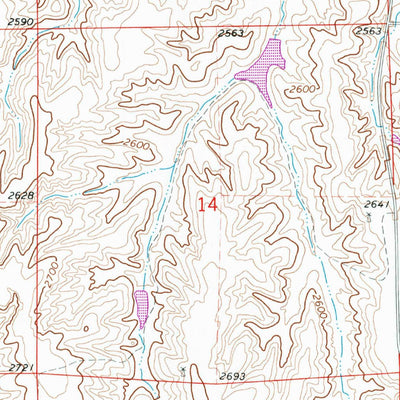 United States Geological Survey Elwood NW, NE (1971, 24000-Scale) digital map
