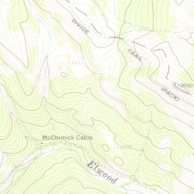 United States Geological Survey Elwood Pass, CO (1966, 24000-Scale) digital map