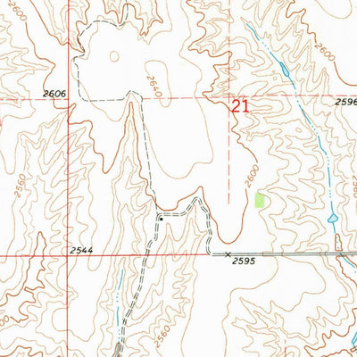 United States Geological Survey Elwood SW, NE (1971, 24000-Scale) digital map