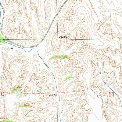 United States Geological Survey Elwood SW, NE (1971, 24000-Scale) digital map