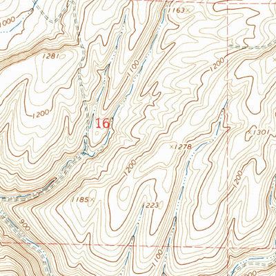 United States Geological Survey Elwood, WA (1966, 24000-Scale) digital map