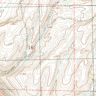 United States Geological Survey Elwood, WA (1991, 24000-Scale) digital map