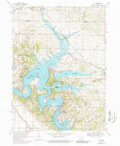 United States Geological Survey Ely, IA (1968, 24000-Scale) digital map