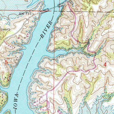 United States Geological Survey Ely, IA (1968, 24000-Scale) digital map