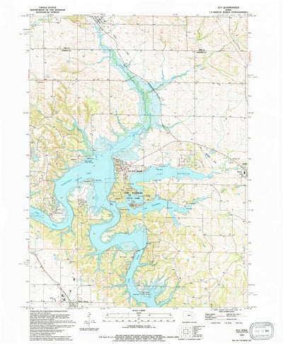 United States Geological Survey Ely, IA (1994, 24000-Scale) digital map