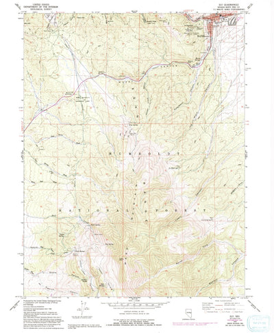 United States Geological Survey Ely, NV (1958, 24000-Scale) digital map
