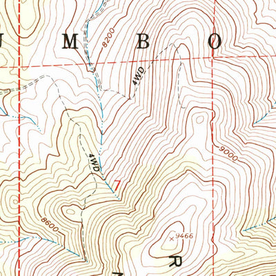 United States Geological Survey Ely, NV (1958, 24000-Scale) digital map
