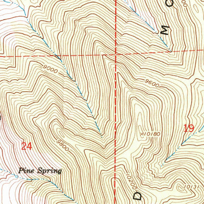 United States Geological Survey Ely, NV (1958, 24000-Scale) digital map