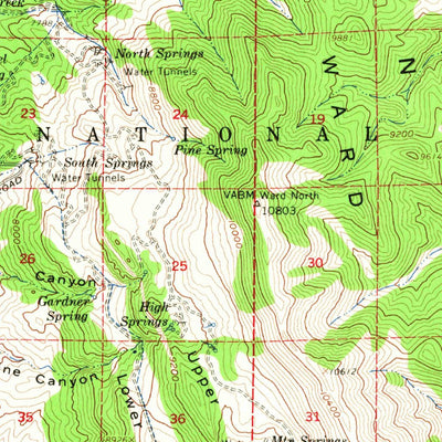 United States Geological Survey Ely, NV (1958, 62500-Scale) digital map
