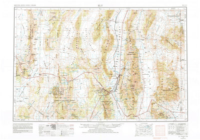 United States Geological Survey Ely, NV-UT (1956, 250000-Scale) digital map