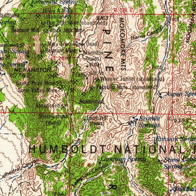 United States Geological Survey Ely, NV-UT (1963, 250000-Scale) digital map