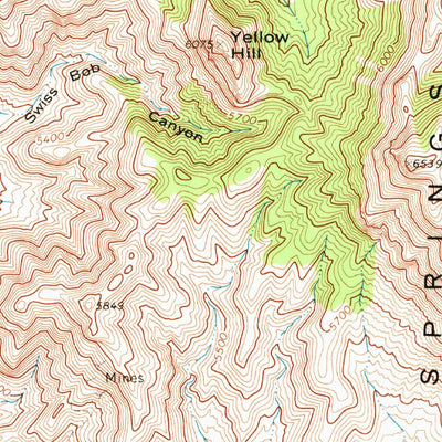 United States Geological Survey Ely Springs, NV (1970, 24000-Scale) digital map