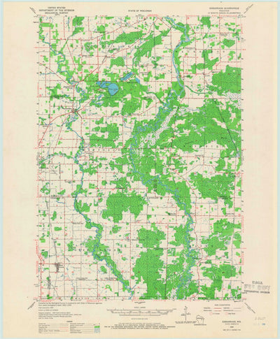 United States Geological Survey Embarrass, WI (1955, 48000-Scale) digital map