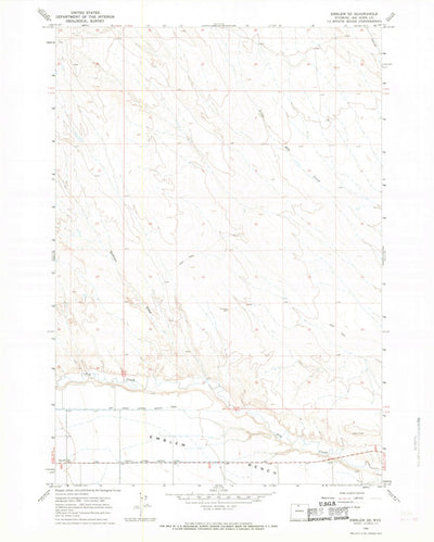 United States Geological Survey Emblem SE, WY (1966, 24000-Scale) digital map