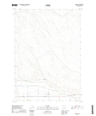 United States Geological Survey Emblem SE, WY (2021, 24000-Scale) digital map