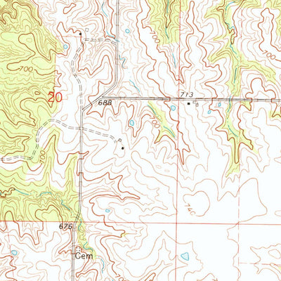 United States Geological Survey Emden, MO (1964, 24000-Scale) digital map
