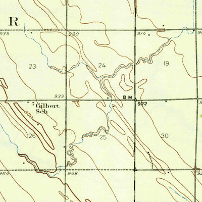 United States Geological Survey Emerado, ND (1936, 62500-Scale) digital map