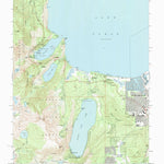 United States Geological Survey Emerald Bay, CA-NV (1992, 24000-Scale) digital map