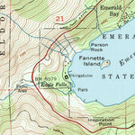 United States Geological Survey Emerald Bay, CA-NV (1992, 24000-Scale) digital map