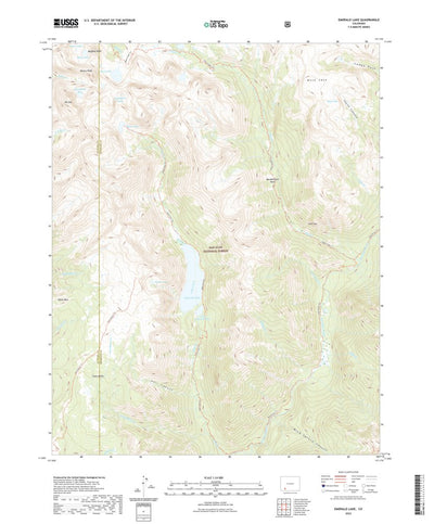 United States Geological Survey Emerald Lake, CO (2022, 24000-Scale) digital map