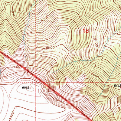 United States Geological Survey Emerald Lake, MT (1996, 24000-Scale) digital map