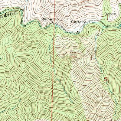 United States Geological Survey Emerald Mountain, CA (1972, 24000-Scale) digital map
