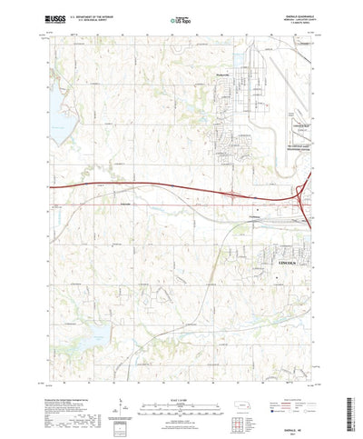 United States Geological Survey Emerald, NE (2021, 24000-Scale) digital map