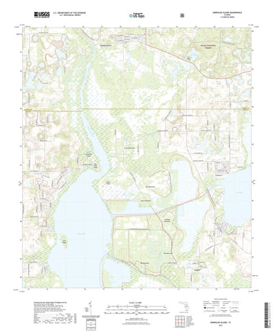United States Geological Survey Emeralda Island, FL (2021, 24000-Scale) digital map