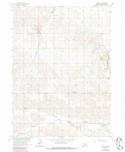 United States Geological Survey Emerick, NE (1963, 24000-Scale) digital map