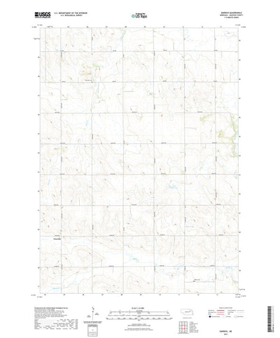 United States Geological Survey Emerick, NE (2021, 24000-Scale) digital map