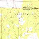 United States Geological Survey Emerson, AR-LA (1971, 24000-Scale) digital map
