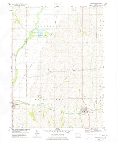 United States Geological Survey Emerson, IA (1978, 24000-Scale) digital map