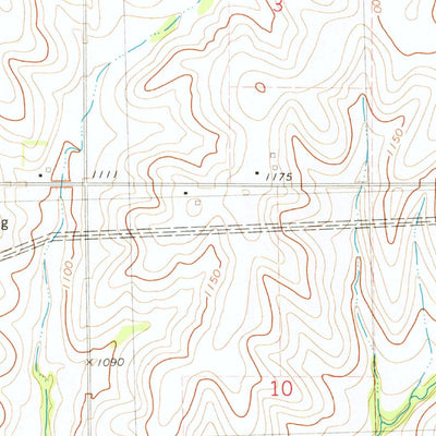 United States Geological Survey Emerson, IA (1978, 24000-Scale) digital map