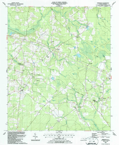 United States Geological Survey Emerson, NC (1987, 24000-Scale) digital map