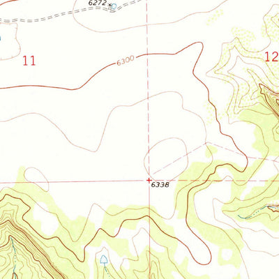 United States Geological Survey Emery Peak, NM-CO (1972, 24000-Scale) digital map