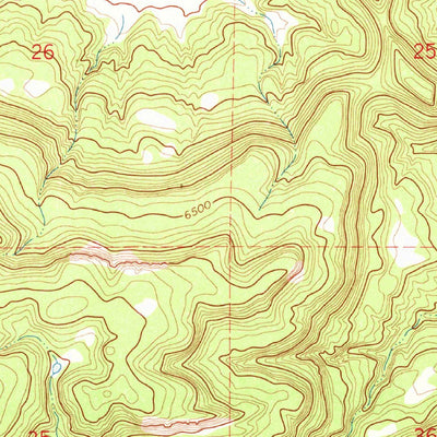 United States Geological Survey Emery Peak, NM-CO (1972, 24000-Scale) digital map
