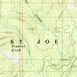 United States Geological Survey Emida, ID (1985, 24000-Scale) digital map