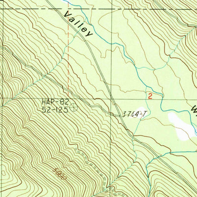 United States Geological Survey Emigrant Butte, OR (1986, 24000-Scale) digital map