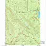United States Geological Survey Emigrant Butte, OR (1997, 24000-Scale) digital map