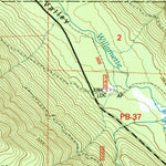 United States Geological Survey Emigrant Butte, OR (1997, 24000-Scale) digital map