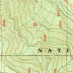 United States Geological Survey Emigrant Butte, OR (1997, 24000-Scale) digital map